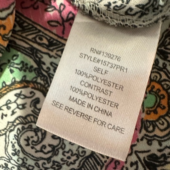 Daniel Rainn Floral Multicolor Boho Paisley Print - Picture 4 of 9